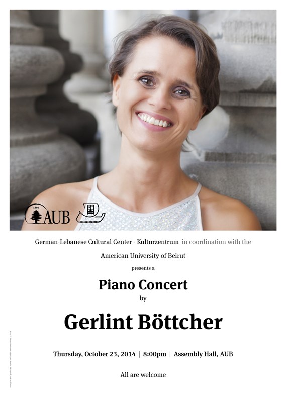 Gerlint Bottcher piano Concert